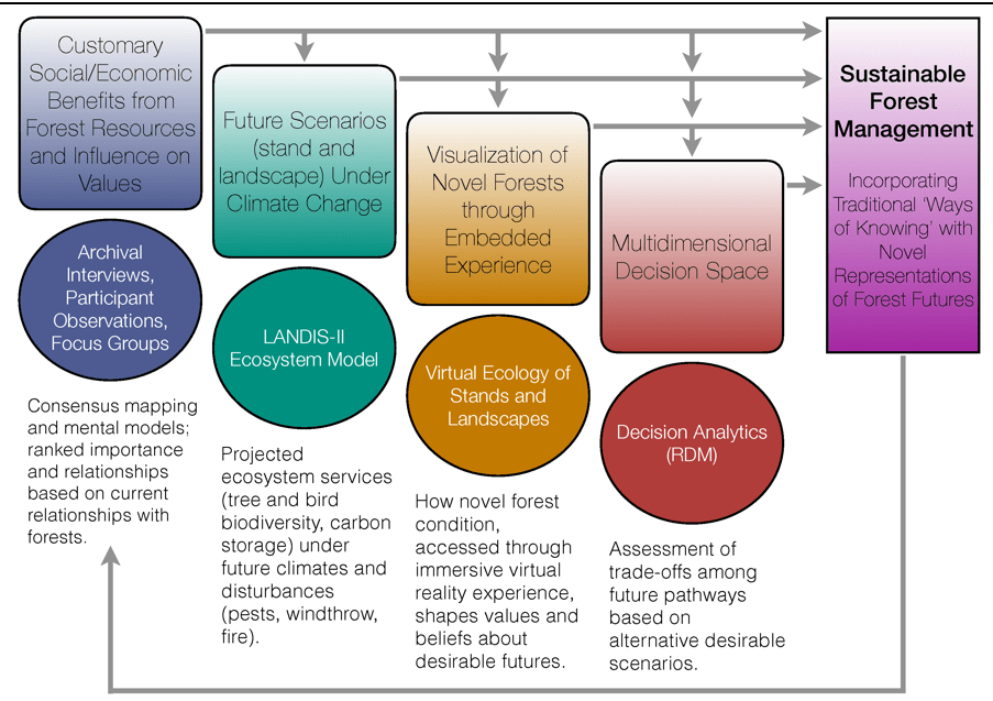 four facets workflow diagram